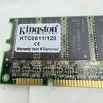 Kingston KTC6611/128 128MB Desktop Ram Memory. Fixed Price $18.29.