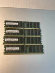 4X4GB Samsung M393T5160QZA-CE6 Memory Ram, 2RX4 PC2-5300P. Fixed Price $15.00.
