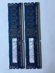 Kit Of 8GB DDR3 Ram Hynix HMT351R7CFR4A-H9 2X 4GB PC3L-10600R 1RX4 Server Memory. Fixed Price $11.04.