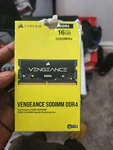 Corsair Vengeance Sodimm 16GB DDR4 3200MHZ Ram. Fixed Price $90.00.