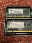 2X V916765G24QCFW-F5 Genuine Promos Laptop Memory DDR2 1G PC2-5300S. Fixed Price $8.00.