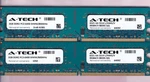 4GB 2X2GB PC2-6400 DDR2-800 A-tech Branded Ram Memory Kit W/ Hynix Chips 64092. Fixed Price $14.90.