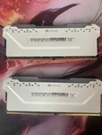 Corsair Vengeance Rgb Pro 32GB (2X16GB) 3200MHZ DDR4 Ram CMW32GX4M2C3200C16W. Fixed Price $180.00.