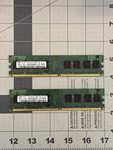 2X 1GB Samsung PC2-6400U DDR2-666 Non-ecc Memory M378T2863QZS-CF7. Fixed Price $8.99.