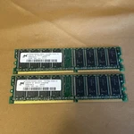 512MB 2X256MB PC-3200 400 Micron MT8VDDT3264AG-40BC4 DDR1 PC3200 Memory. Fixed Price $7.20.