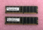 X 256MB Micron DDR266 PC2100 Non-ecc Memory MT8VDDT3264AG-265B1 512MB Total. Fixed Price $14.97.