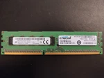 8GB, 2 X Micron 4GB, DDR3-1600, Ecc, Unbuffered. Fixed Price $18.15.