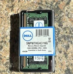 Dell 16GB DDR4-3200 So-dimm Memory Module SNPWTHG4C/16G PC4-3200 260-PIN. Fixed Price $80.00.