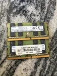 Samsung 32GB (2X16GB) DDR4 2666MHZ PC4-21300 Sodimm Laptop Ram M471A2K43CB1-CTD. Fixed Price $124.99.