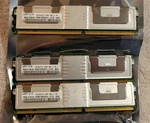 Lot Of 3 Samsung 2GB PC2-6400F-666-11-R0 DDR2 800MHZ Fully Buffered Server Ram. Fixed Price $50.00.