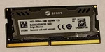 Micron Ballistix Sport 16GB DDR4 Sdram So-dimm 2400MHZ BLS16G4S240FSD.16FD. Fixed Price $54.95.