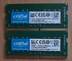 Crucial 16GB Kit (2X8GB) DDR4-2400 Sodimm. Fixed Price $42.00.