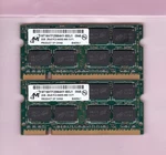 4GB 2X2GB PC2-6400S Micron MT16HTF25664HY-800J1 DDR2-800 Laptop Ram Memory Kit. Fixed Price $14.90.