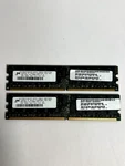 Micron 4GB DDR2 Ram (2X 2GB) PC2-5300P-555-12-J0 MT36HTF25672PY-667D1 Server Ecc. Fixed Price $16.99.