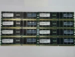 Hp A6969AX (lot 8X1GB) Smart Modular PC2100 DDR-266MHZ Ecc Reg Memory Module. Fixed Price $72.73.