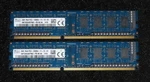Hynix (2X2GB), 8GB (2X4GB) DDR3 PC3-12800 1600MHZ Desktop Memory Dimm. Fixed Price $16.95.