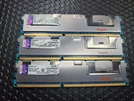 Kingston 24GB Ecc Server Ram PC3-10600 3X8GB Kit KVR1333D3D4R9SK3/24G. Fixed Price $20.00.