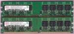 2GB 2X1GB PC2 5300 DDR2 Hynix Ram Kit HYMP512U64CP8-Y5 Ab-c Dell 3100 4700 5100. Fixed Price $7.20.