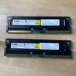Elpida Rambus Memory Sim 1GB 2X512MB 800-45 Ecc MC-4R512FKE8D-845. Fixed Price $39.99.