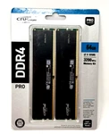 New Crucial Pro 64GB Kit (2X32GB) DDR4 3200MHZ C22 Udimm Desktop Memory. Fixed Price $479.20.