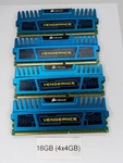 Corsair CMZ16GX3M4A1600C9 16GB (4X4GB) 2RX8 PC3-12800 DDR3 Desktop Memory. Fixed Price $24.95.