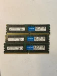 Micron Crucial DDR4 32GB Dimm 2400 MTA36ASF4G72PZ-2G3B1R1 CT32G4RFD424A.36FB1 3X. Fixed Price $219.00.