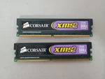 Corsair 3 Gb Ram DDR2 800MHZ CM2X1024-6400 + CM2X2048-6400C5. Fixed Price $14.97.