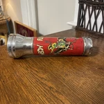 1950'S Cowboy Tin Lithographed Child's Flashlight Western Motif. Fixed Price $25.00.