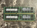 Samsung 8GB DDR3 Ecc 2RX4 PC3-10600R Dimm ( M393B1K70CH0-CH9/HPE 500205-171). Fixed Price $20.00.