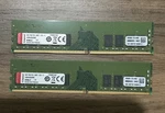 X 8GB Kingston Ecc DDR4 PC4-2400T-ED2-11 KSM24ES8/8ME Server Ram. Fixed Price $85.00.