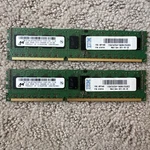 2X 2GB DDR3 PC3-10600R Ecc Registered Server Ram Micron MT18JSF25672PDZ-1G4F1. Fixed Price $13.99.
