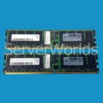 Genuine Hp 2GB Kit PC3200 343056-B21 345113-051. Fixed Price $17.00.