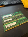 768MB (3 256MB) DDR2 Ecc Registered Ram PC2-3200R Server Memory. Fixed Price $15.00.