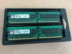 Kingston KTH-MLG4SR/4G 4GB 2X2GB DDR2 PC2-3200 Ecc Registered 240-PINS Memory. Fixed Price $19.99.
