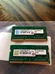 Transcend 8GB 2X4GB DDR3L 1600 So Laptop Memory. Fixed Price $40.00.