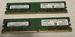2GB Kit Samsung PC2-6400U DDR2. Fixed Price $8.25.