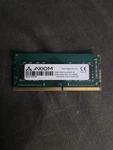 Axiom DDR4 16GB 1RX8 3200MHZ PC4-25600-22 2GX64 Sodimm Laptop Memory. Fixed Price $50.00.