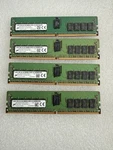 Lot Of Micron 16GB DDR4-2400T Rdimm Ram MTA18ASF2G72PDZ 64GB Kit Ecc. Fixed Price $249.00.