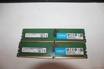 Lot Of Micron Crucial MTA18ASF1G72PDZ-2G1B1 8GB 2RX8 PC4-2133P. Fixed Price $65.00.