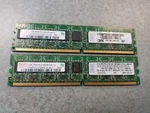 (2) 2X1GB Hynix PC2-4200E HYMP512U72BP8-C4 Ab-a DDR2-533 Ram. Fixed Price $13.99.