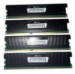 Corsair Vengeance Lp 32GB (4X8GB) DDR3 CML32GX3M4A1600C10 1600MHZ -tested-. Fixed Price $99.95.