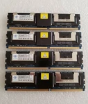 Lot Of Nanya 4GB 2RX4 PC2-5300F DDR2 Ecc Reg Server Ram NT4GT72U4ND2BD-3C. Fixed Price $42.00.