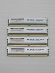 Super Talent T8UB2GC5 DDR2-800 PC6400 Heatspreader 2G/128X8 CL5 Ram (lot Of 4). Fixed Price $45.00.