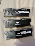 Team T-force Delta Rgb 16GB (2X8GB) Ram DDR4 3200MHZ TF3D416G3200HC16FBK. Fixed Price $145.00.