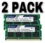 Timetec Hynix Ic 8GB Kit (2X4GB) DDR3L 1600MHZ PC3L-12800 Non Ecc Unbuffered .... Fixed Price $28.33.