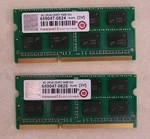 Transcend 8GB Kit 2RX8 DDR3 1600 So-dimm Laptop Ram. Fixed Price $20.00.
