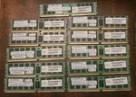 Lot Of 11: Samsung 16GB 2RX4 PC4-2133P DDR4 2133MHZ Server Memory Ram Sticks. Fixed Price $650.00.