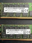 Micron 16GB PC4-2400T-RB1-11 (MTA36ASF2G72PZ-2G3B1QK). Fixed Price $60.00.